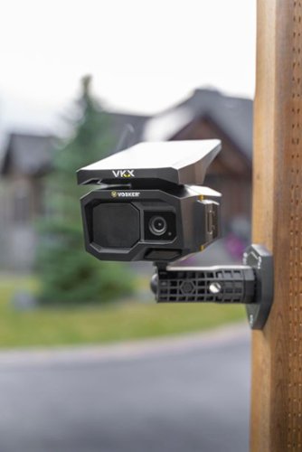 Vosker VKX Outdoor Solar Powered 1080p Security Camera with 4G-LTE Cellular Connectivity - Black SHOP ONLINE