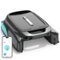 Aiper - EcoSurfer S1 - Solar Powered Automatic Robotic Pool Skimmer Cleaner, Lasts 12 Hours- /Blue - Gray-Front_Standard