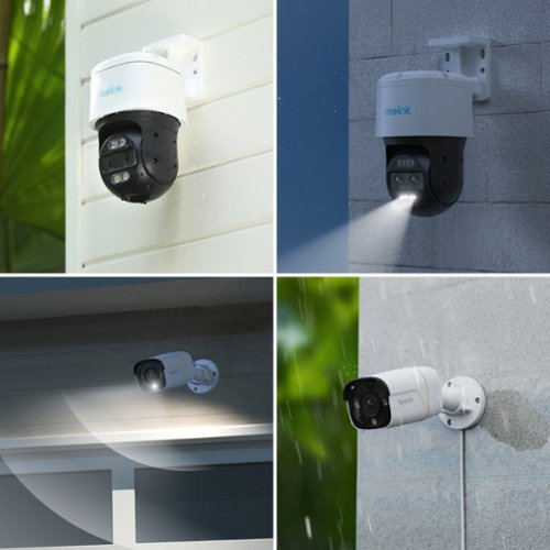 Reolink 8 - Channel, 4 - Bullet 1 - Pan Tilt Auto Track Camera Indoor/Outdoor 4K+ 12MP PoE 2TB NVR Security Surveillance System - White SHOP ONLINE