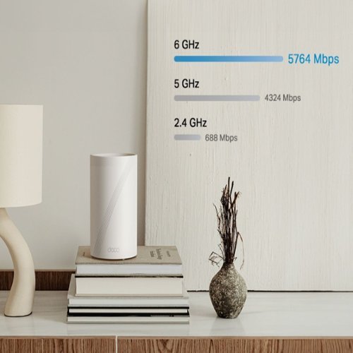 TP-Link Deco BE65 Pro BE11000 Whole Home Tri-Band Wi-Fi 7 Mesh Router System with two 5-Gig Ports (1-pack) - White SHOP ONLINE