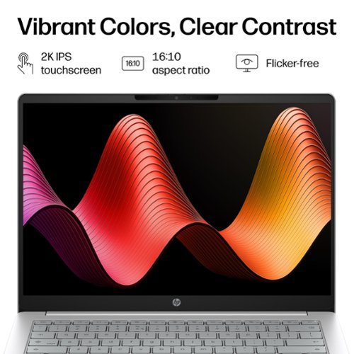 HP 14 2K Touchscreen Chromebook Plus - Intel Core 3 N355 - 8GB Memory - 128GB UFS - Glacier Silver WORLDWIDE DELIVERY