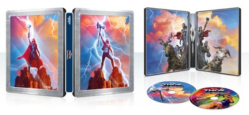 Image of Thor: Love and Thunder [SteelBook] [Digital Copy] [4K Ultra HD Blu-ray/Blu-ray] [Only @ Best Buy] [2022]