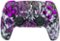 Custom Controllerzz - Custom Wireless Controller for PS5 - Shadow Bloom & Purple Chrome Inserts-Front_Standard