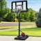 Best Choice Products - Adjustable Regulation-Size Basketball Hoop, Portable Sport System w/ Fillable Base - Black/Gray - Black/Silver-Front_Standard
