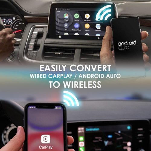 Rexing CPW-22 Wireless CarPlay & Android Auto Adapter for iPhone (iOS 10+) and Android (Android 11+) - Black BUY IN AUSTRALIA