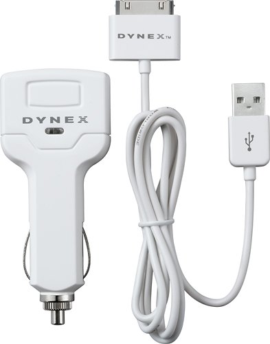  Dynex™ - Vehicle Charger - White