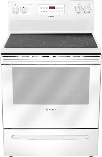  Bosch - Evolution 300 Series 30&quot; Self-Cleaning Freestanding Electric Range - White