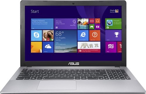  ASUS - 15.6&quot; Touch-Screen Laptop - Intel Core i3 - 6GB Memory - 500GB Hard Drive - Matte Dark Gray