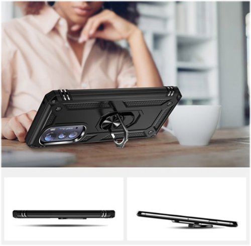 SaharaCase Kickstand Case for Motorola Edge (2022) - Black HOW TO BUY