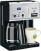 Cuisinart - Coffee Plus 12 Cup Programmable Coffeemaker Plus Hot Water System - Black-Angle_Standard