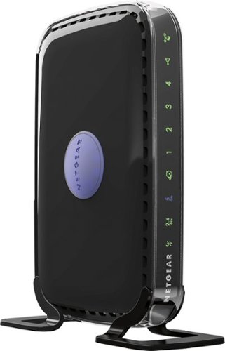  NETGEAR - RangeMax N600 Dual-Band Wi-Fi Router - Black