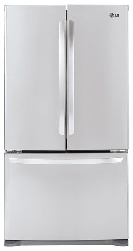  LG - 20.9 Cu. Ft. Counter-Depth French Door Refrigerator - Stainless Steel