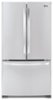 LG - 20.9 Cu. Ft. Counter-Depth French Door Refrigerator - Stainless Steel-Front_Standard 