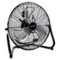 NewAir - 3000 CFM 18” High Velocity Wall Mounted Fan with Sealed Motor Housing and Ball Bearing Motor - Black-Front_Standard