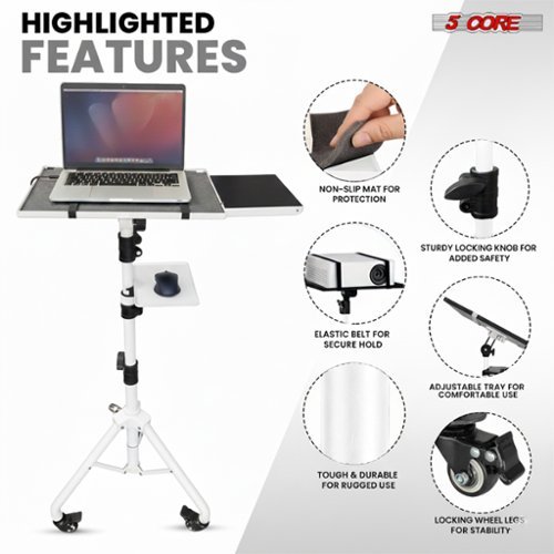 Reloop Laptop Stage, Opvouwbaar Laptopstatief | New Line