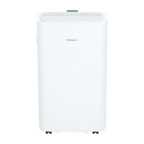 Frigidaire - 115V 14,000 BTU 450 Sq. Ft. Portable Air Conditioner with 12,000 BTU Heater - White-Front_Standard 