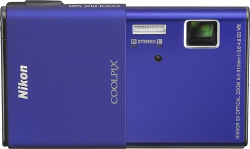  Nikon - Coolpix S80 14.1-Megapixel Digital Camera - Blue