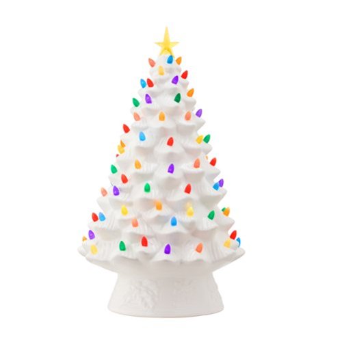Mr Christmas - 18" Nostalgic Christmas Tree - White-Front_Standard 