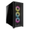 CORSAIR - iCUE 5000D RGB AIRFLOW ATX Mid-Tower PC Case - Black-Front_Standard 
