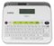 Brother - P-touch PT-D400VP Desktop Label Maker with Carry Case and Adapter - White/Light Gray-Front_Standard 