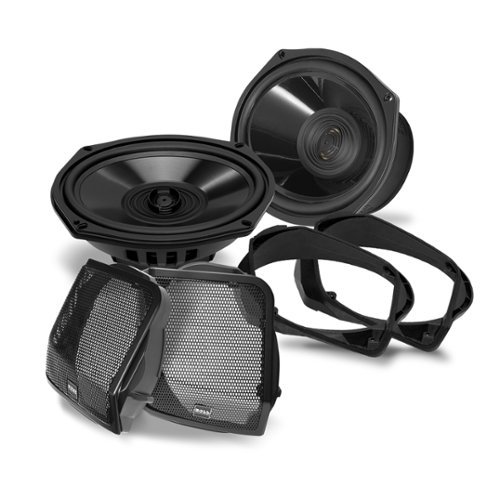 BOSS Audio - Harley Davidson Saddlebag Speaker Kit Pair - Black-Front_Standard 