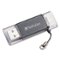 Verbatim - 49301 64 GB Store 'n' Go Dual USB 3.0 Flash Drive for Apple Lightning Devices - Graphite-Front_Standard