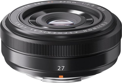  Fujifilm - XF 27mm f/2.8 Compact Prime Lens for Fujiflm XM-1, X-Pro1 and X-E1 Digital Cameras - Black