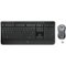 Logitech - MK520 Wireless Keyboard and Mouse Combo - Black-Front_Standard
