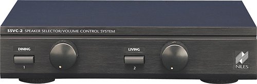  Niles - 2-Pair Speaker Selector with Volume Control - Black