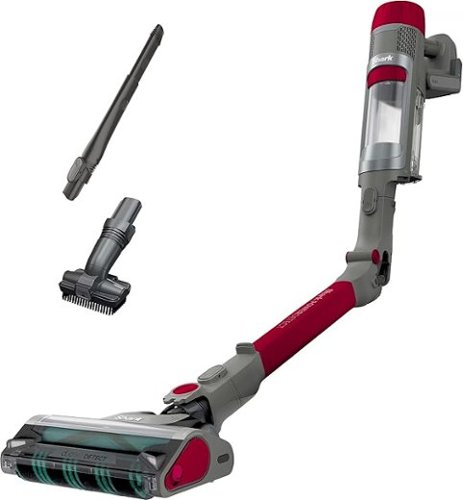 Shark - Refurbished Excellent - Cordless PowerDetect Stick Vacuum with Powerful Suction and HEPA Filtration - Magenta-Front_Standard 