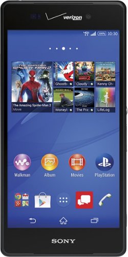  Sony - Xperia Z3V 4G LTE Cell Phone - Black