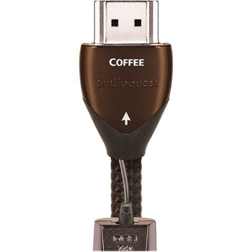 AudioQuest - Coffee 5' 4K Ultra HD HDMI Cable - Black/Brown