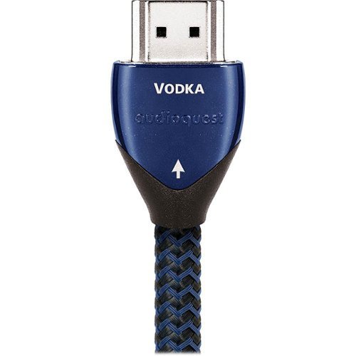  AudioQuest - Vodka 2' 4K Ultra HD HDMI Cable - Black/Blue