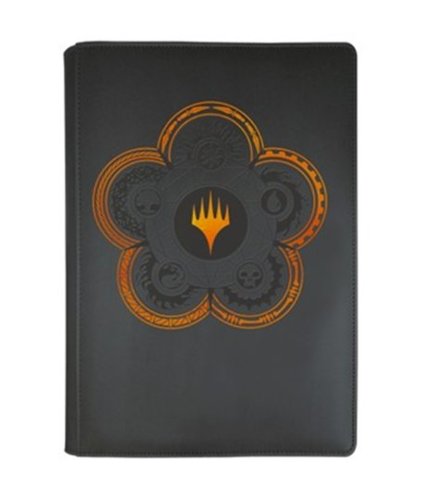 Ultra PRO - Mana 7 Color Wheel 9-Pocket Zippered Pro-Binder for Magic: The Gathering