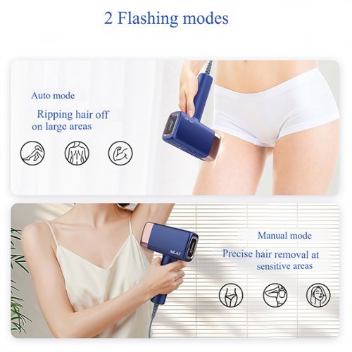 MLAY T14 IPL Laser Hair Removal for Women/Men, 17J Energy, Ice-Cooling 37°F Painless Tech, Effective & Long-Lasting from Home - Blue BUY IN EUROPE