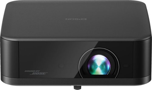 Epson - Lifestudio Pop Plus 4K PRO-UHD Portable Lifestyle 3LCD Projector with Sound by Bose Technology - Black-Front_Standard 