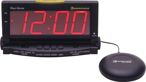  Clarity - Wake Assure Alarm Clock - Black