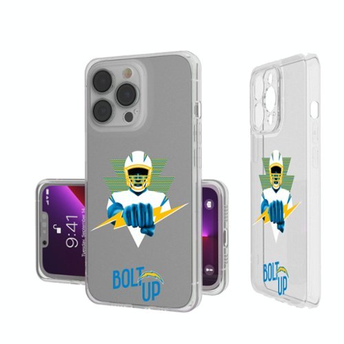 Keyscaper - NFL - Los Angeles Chargers iPhone Clear Case - 13 mini - Multicolor-Front_Standard 