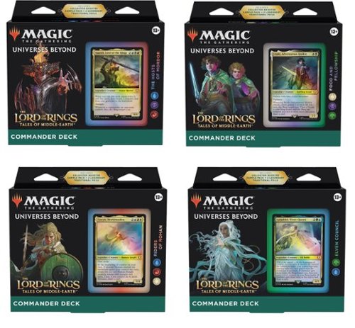 Wizards of The Coast - Magic: The Gathering: The Lord of the Rings: Tales of Middle-Earth Commander Deck (1 Commander Deck per Order) - Styles May Vary-Front_Standard 