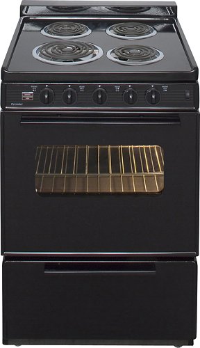 Premier - 3.0 Cu. Ft. Freestanding Electric Range - Black-Front_Standard 