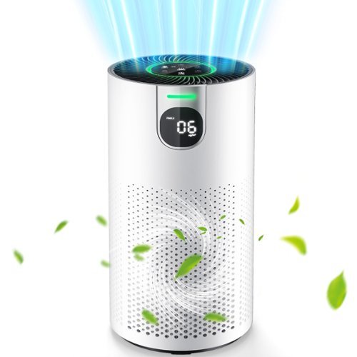 Xenonlab - Air Purifiers for Home Large Room up to 1800 ft², HEPA Air Purifier for Bedroom with Night Light - White-Front_Standard 