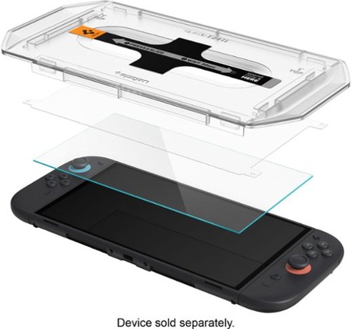 Spigen - GLAS.tR EZ Fit Screen Protector for Nintendo Switch 2 - Clear