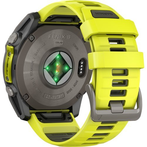 Garmin fēnix 8 Solar Sapphire GPS Smartwatch 51mm Fiber-reinforced polymer - Titanium SHOP ONLINE