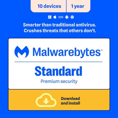 Malwarebytes - Premium (10-Devices, 1-Year) - Windows, Mac OS, Android, Apple iOS, Apple iPadOS [Digital]-Front_Standard 