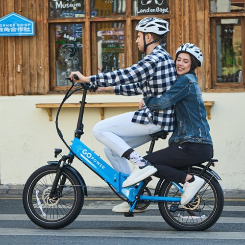 goplus folding electric bicycle Go Plus (Open Box) Gopowerbike thru GoPlus is the perfect companion for all your travels and adventures GoPlus 500W Folding LowStep 100%