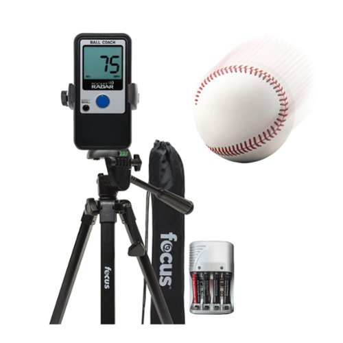 Pocket Radar - Ball Coach/Pro-Level Speed Training Tool with Accessory Bundle-Front_Standard 