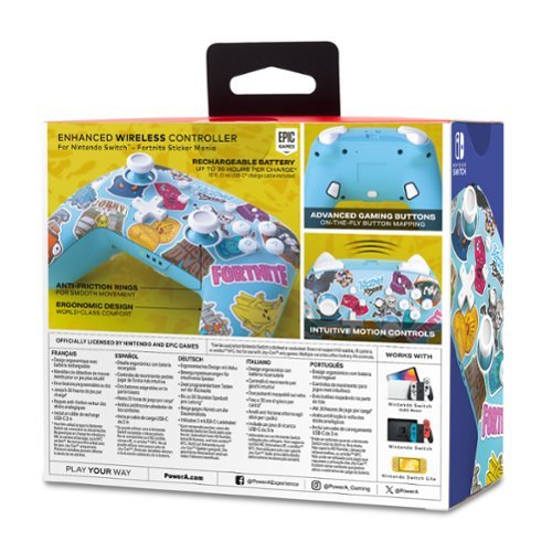 PowerA Enhanced Wireless Controller for Nintendo Switch - Sticker Mania BUY IN EUROPE