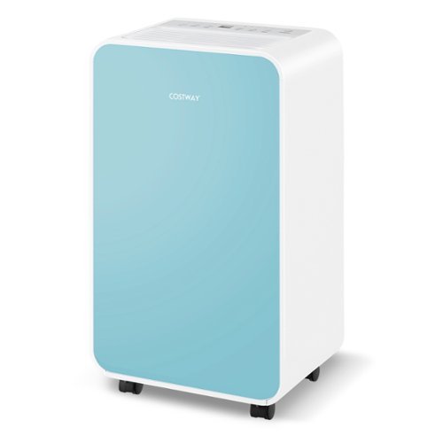 Costway Dehumidifier for Home Basement 32 Pints/Day 3 Modes Portable up to 2500 Sq. Ft Blue - Blue