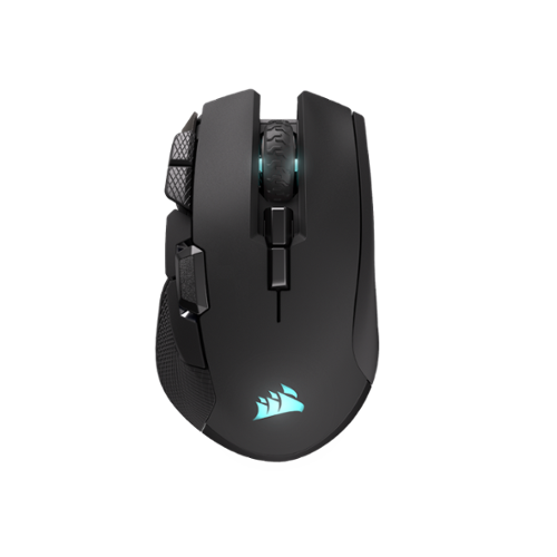 CORSAIR - IRONCLAW WIRELESS SE FPS/MOBA/MMO Gaming Mouse - Wireless - Black-Front_Standard 