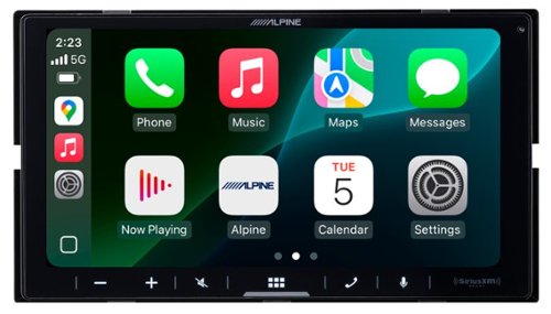 Alpine - 7" Wireless Apple Carplay /Android Auto Bluetooth Digital Media Receiver with Maestro Compatiblity - Black